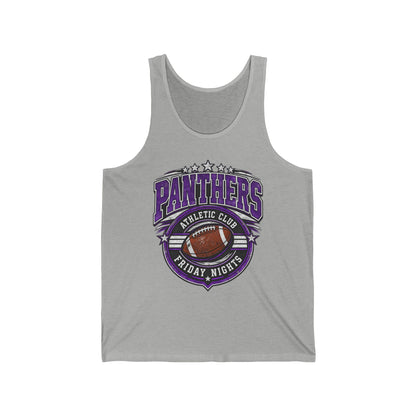 Panthers Friday Nights Football Tank — Personalized 'Wright 26' Athletic Club Jersey