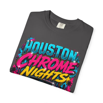 Houston Chrome Nights T-Shirt — Texas Night Ride Classic Car Tee