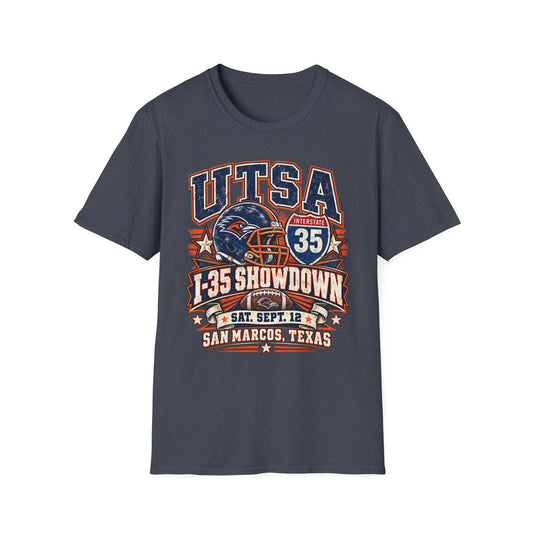 UTSA Football I-35 Showdown Tee — San Marcos Game Day Shirt