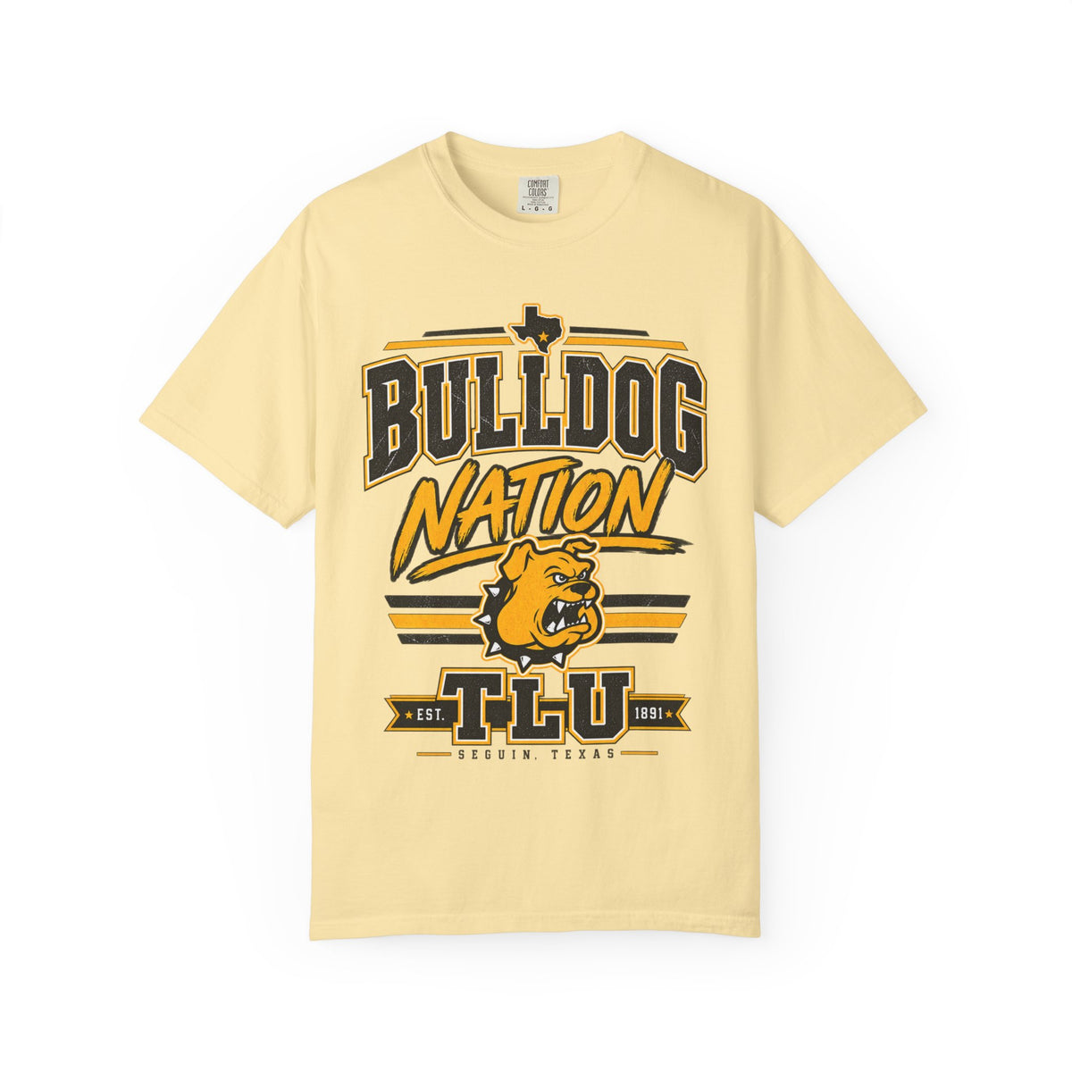 Bulldog Nation T-Shirt — TLU Mascot College Tee
