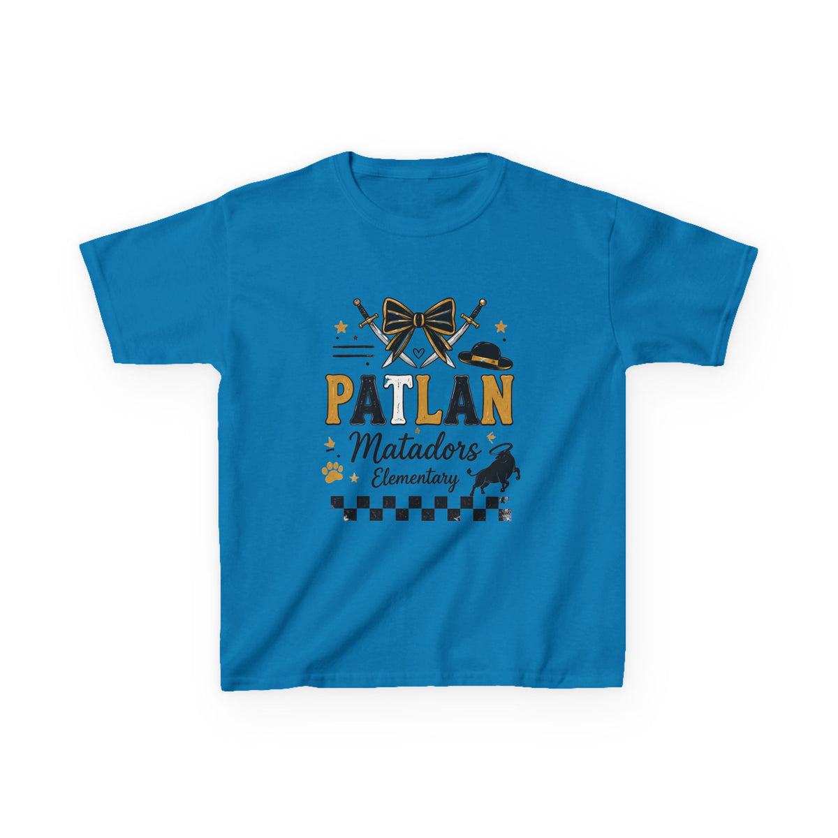 Patlan Matadors Elementary Kids T-Shirt — School Spirit Tee
