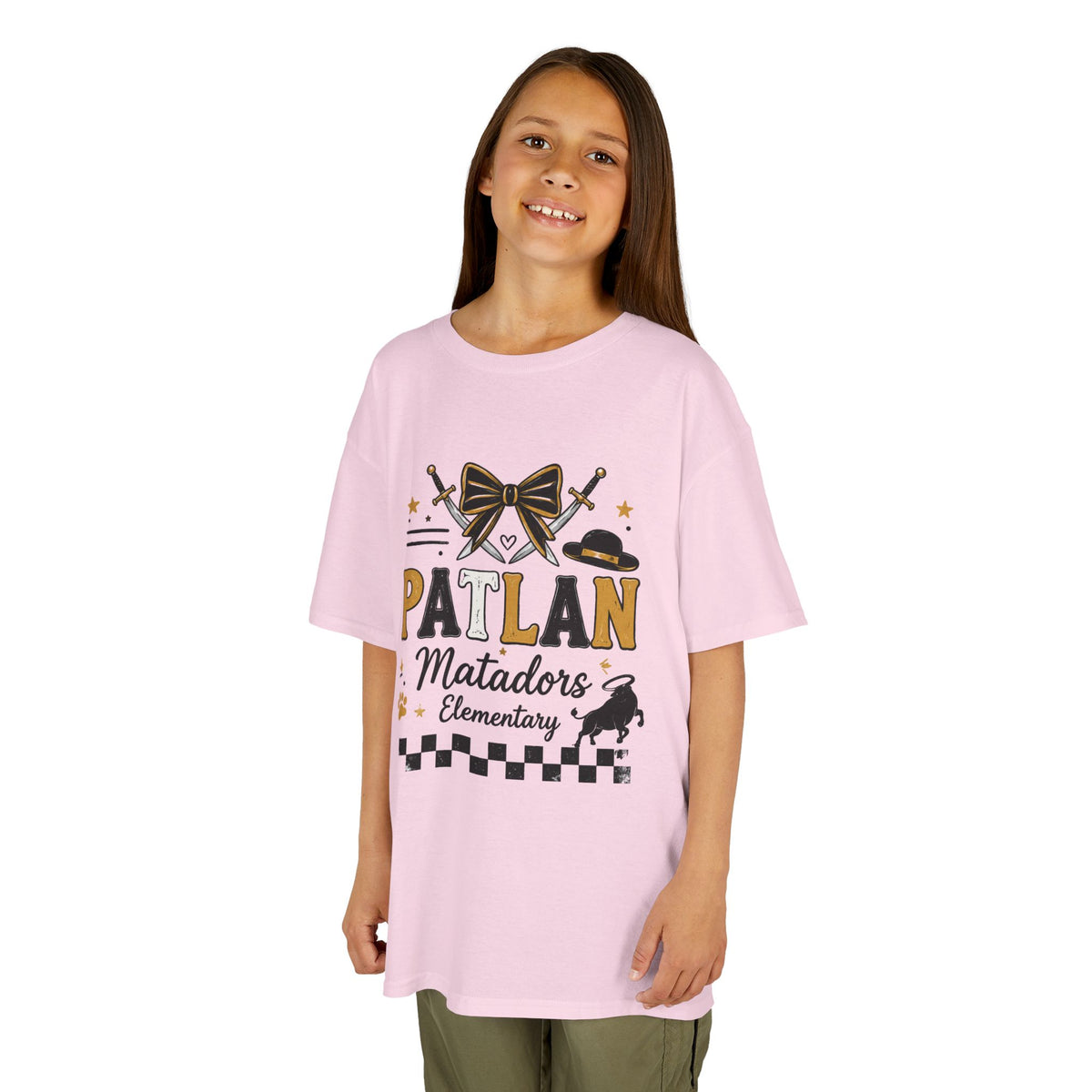 Patlan Matadors Elementary Kids T-Shirt — School Spirit Tee