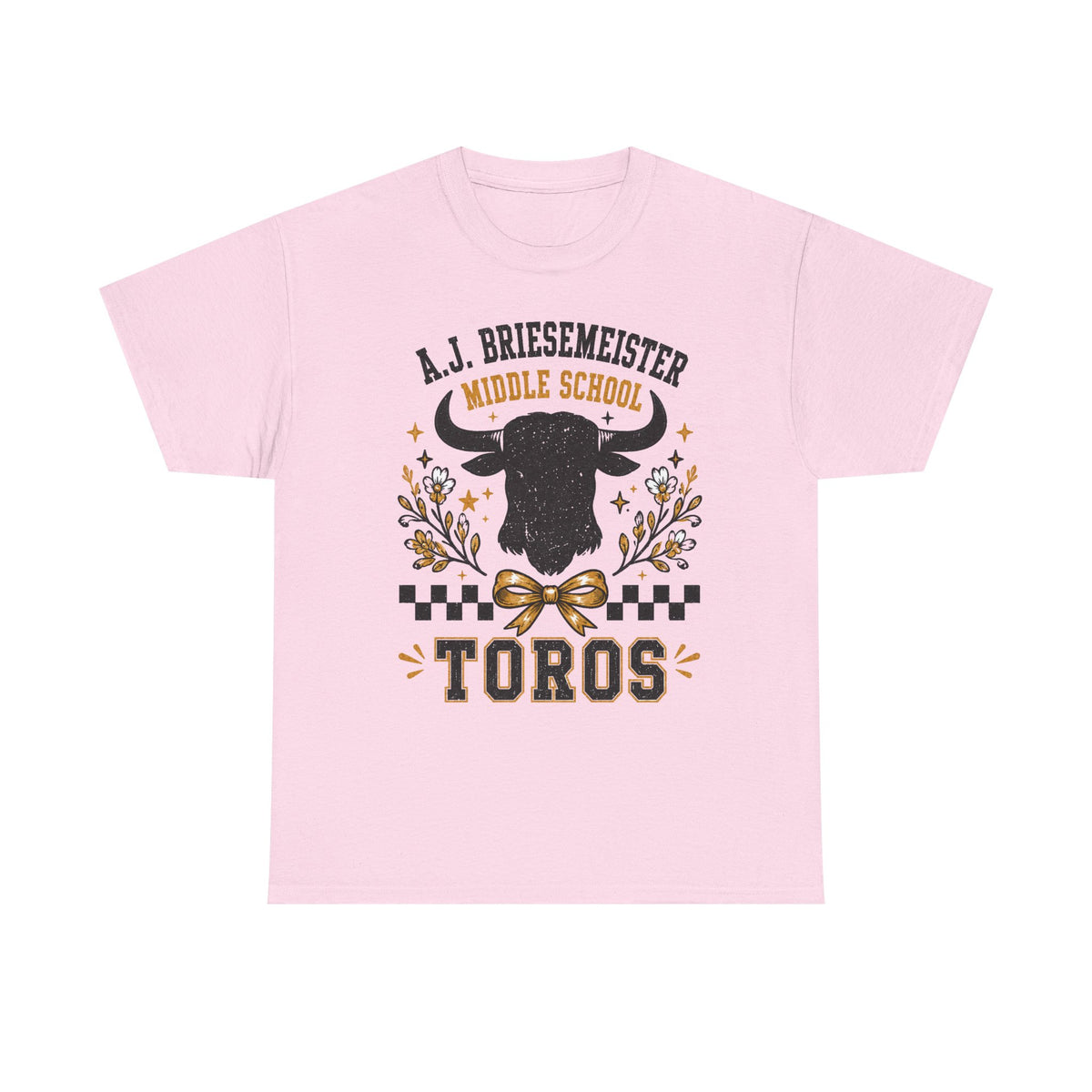Toros Middle School Tee — A.J. Briesemeister School Spirit T-Shirt