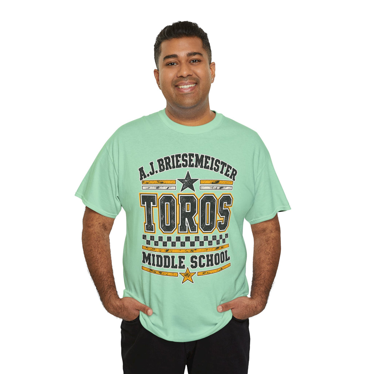 Toros Middle School Tee — A.J. Briesemeister School Spirit T-Shirt