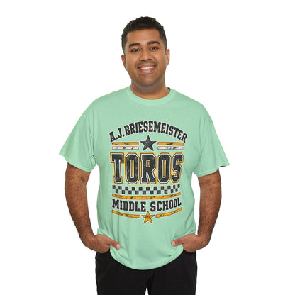 Toros Middle School Tee — A.J. Briesemeister School Spirit T-Shirt