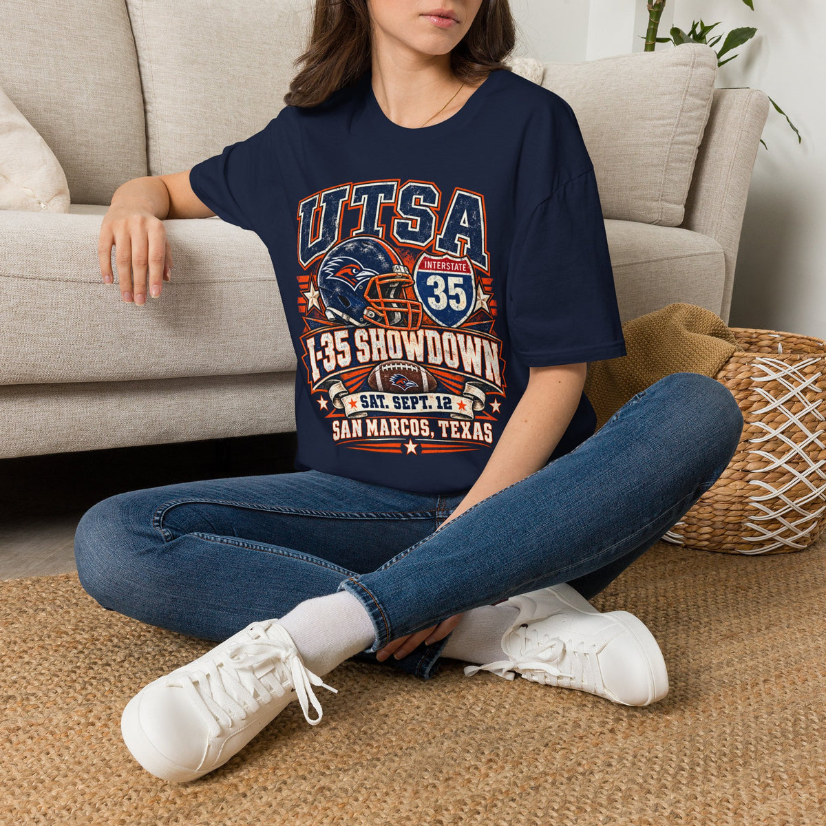 UTSA Football I-35 Showdown Tee — San Marcos Game Day Shirt
