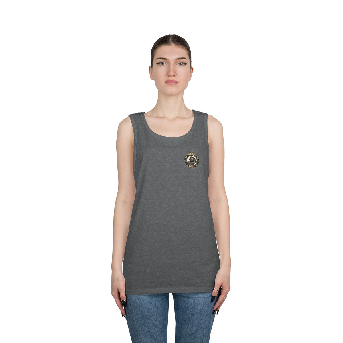 Night Train Tavern OG Staff Heavy Cotton Tank Top