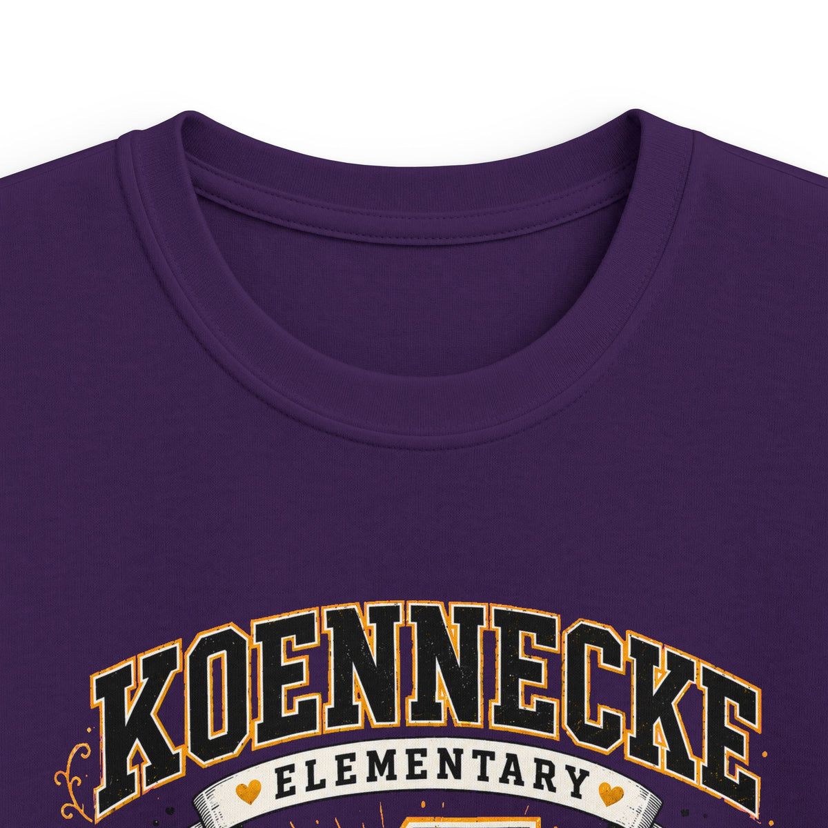 Koennecke Elementary Fourth Grade Kids T‑Shirt — '4 Fourth Grade' Bee School Tee