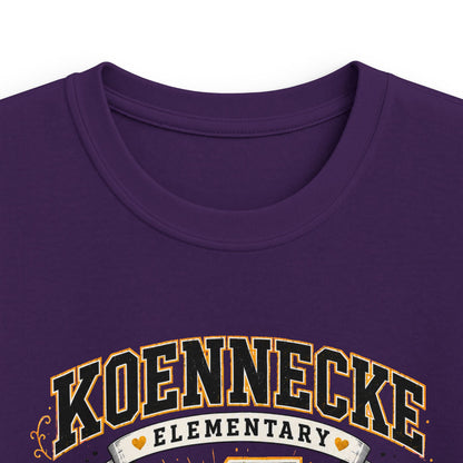 Koennecke Elementary Fourth Grade Kids T‑Shirt — '4 Fourth Grade' Bee School Tee