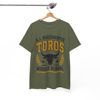 Toros Middle School Tee — A.J. Briesemeister School Spirit T-Shirt