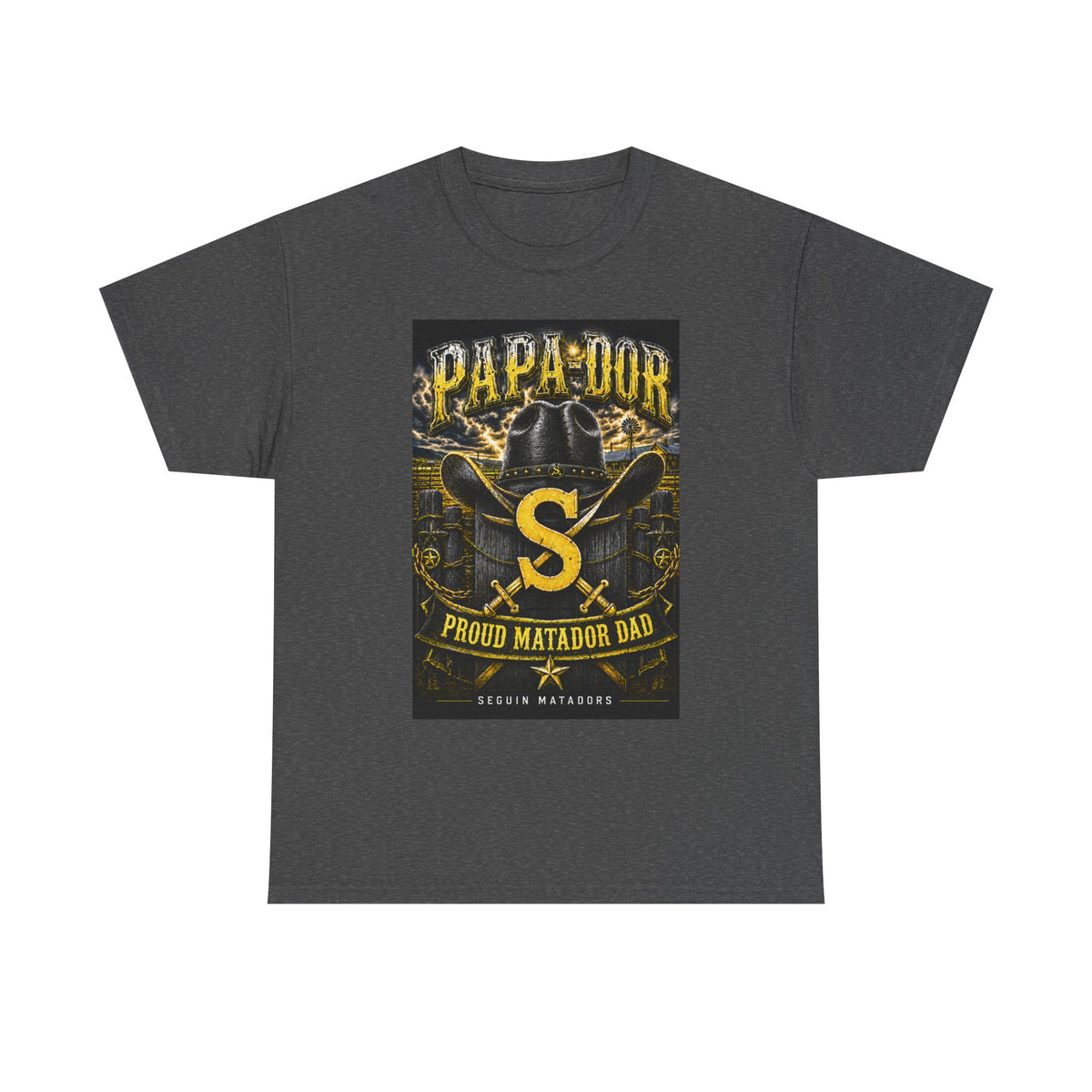 Matador Dad T-Shirt – "Papa-Dor" Proud Matador Design