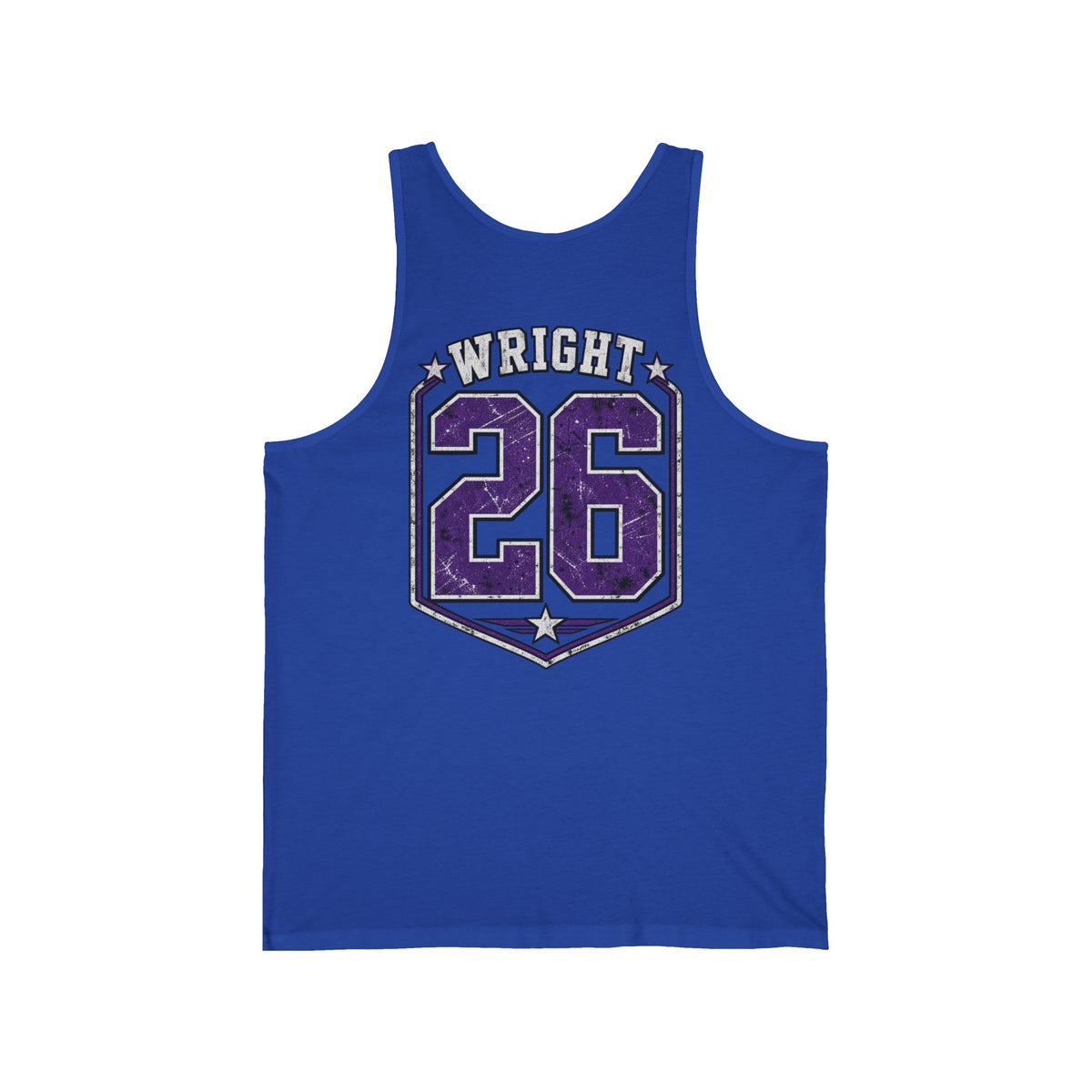 Panthers Friday Nights Football Tank — Personalized 'Wright 26' Athletic Club Jersey