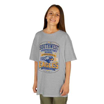 Kids T-Shirt — Southwest Preparatory School Eagles Mascot Tee