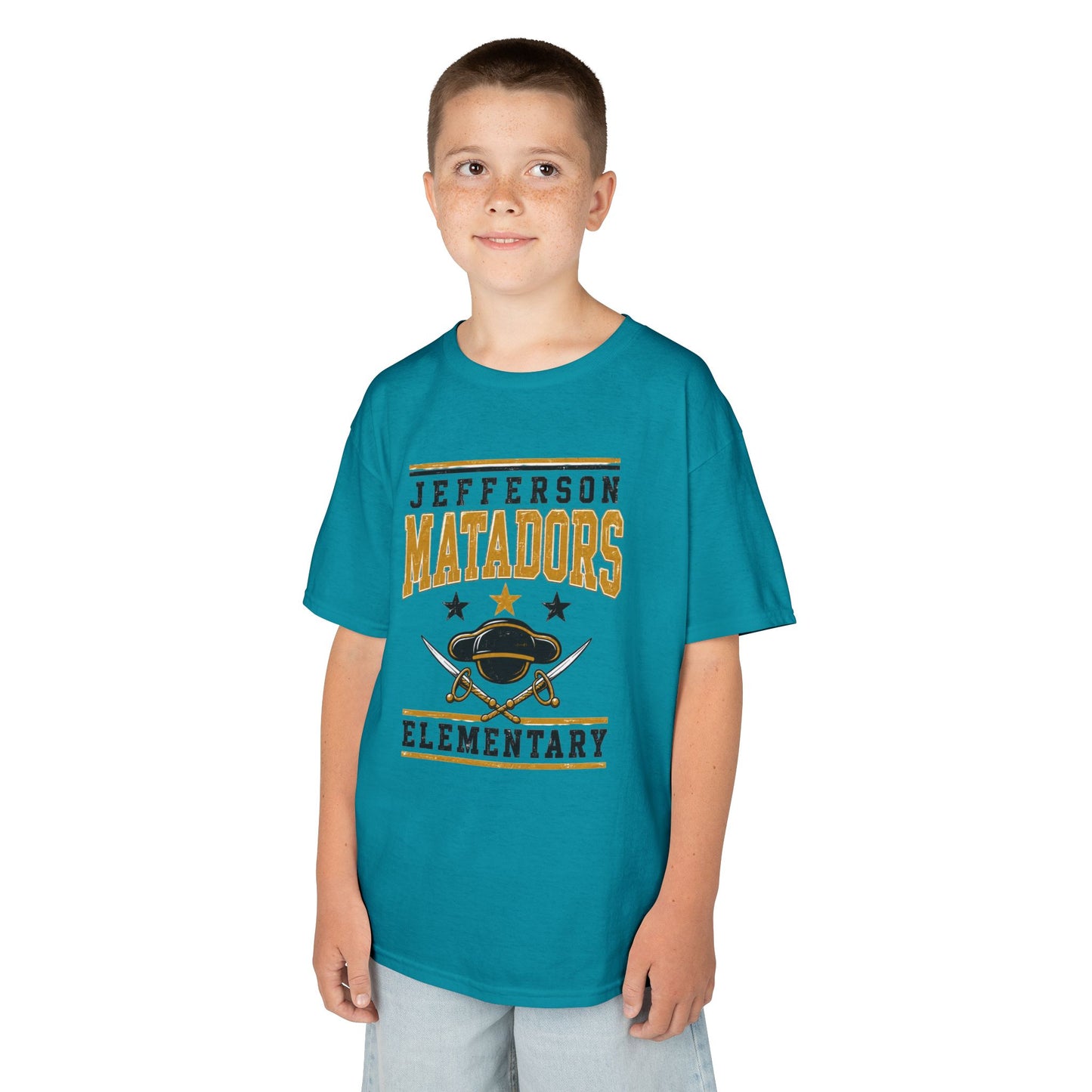 Jefferson Matadors Elementary Kids T-Shirt — School Spirit Tee
