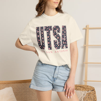 UTSA Floral Logo T‑Shirt — UT San Antonio Collegiate Tee