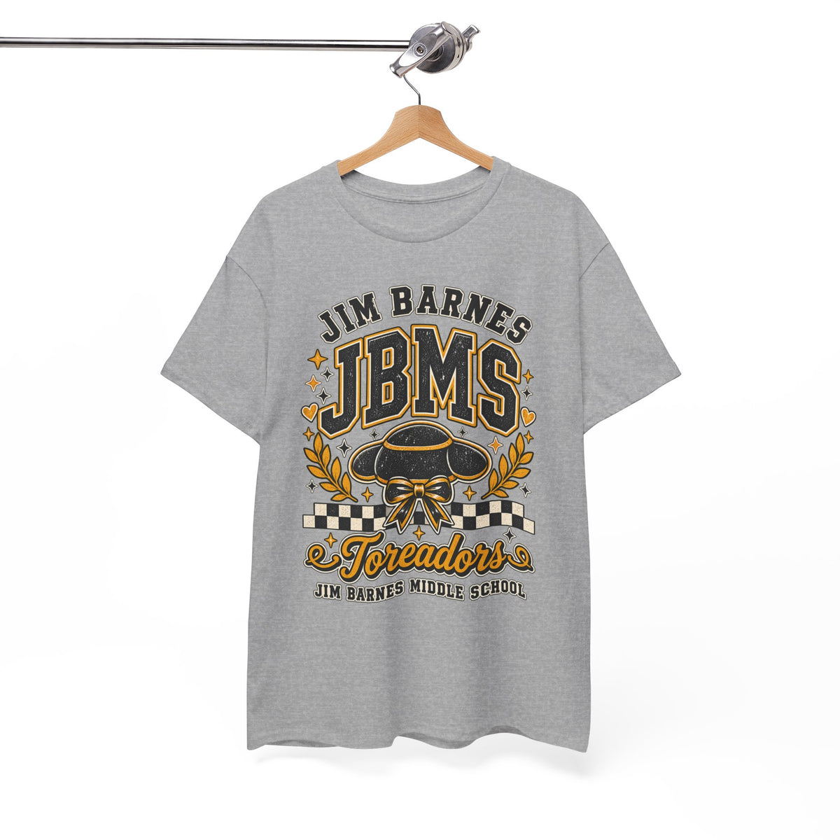 Jim Barnes JBMS Toreadors Middle School T-Shirt