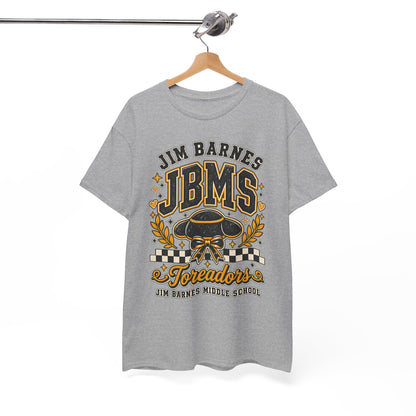 Jim Barnes JBMS Toreadors Middle School T-Shirt