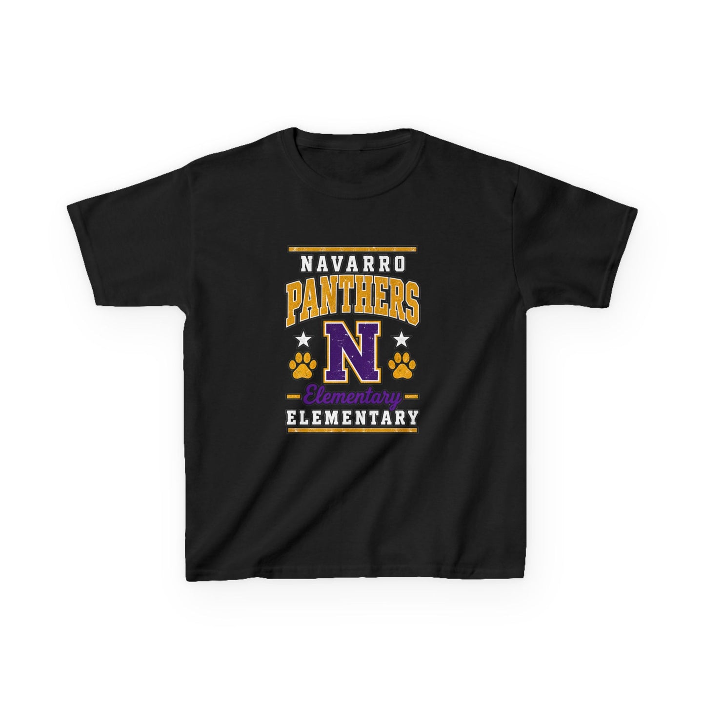 Navarro Panthers Kids T-Shirt — 'N' Elementary School Spirit Tee