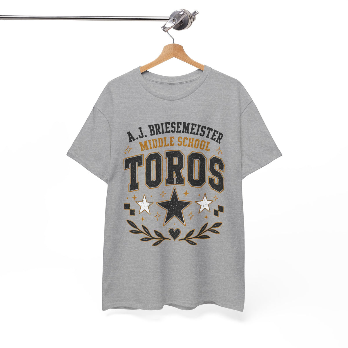 Toros Middle School Tee – A.J. Briesmeister School Spirit Shirt