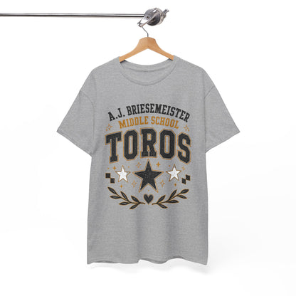 Toros Middle School Tee – A.J. Briesmeister School Spirit Shirt
