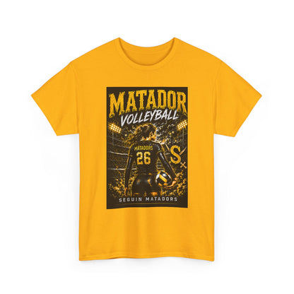 Matador Volleyball Team Tee — Sequoia Matadors Jersey Design