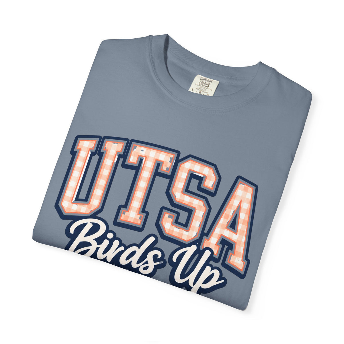 UTSA Birds Up T-Shirt — San Antonio Orange Garment-Dyed Tee