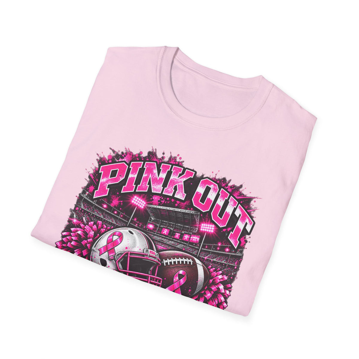 Pink Out Matadors Football T-Shirt — Breast Cancer Awareness Game Tee