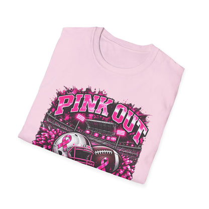 Pink Out Matadors Football T-Shirt — Breast Cancer Awareness Game Tee