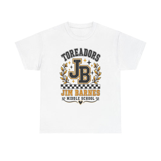 Toreadors JB Jim Barnes Middle School Tee — School Spirit Graphic T-Shirt
