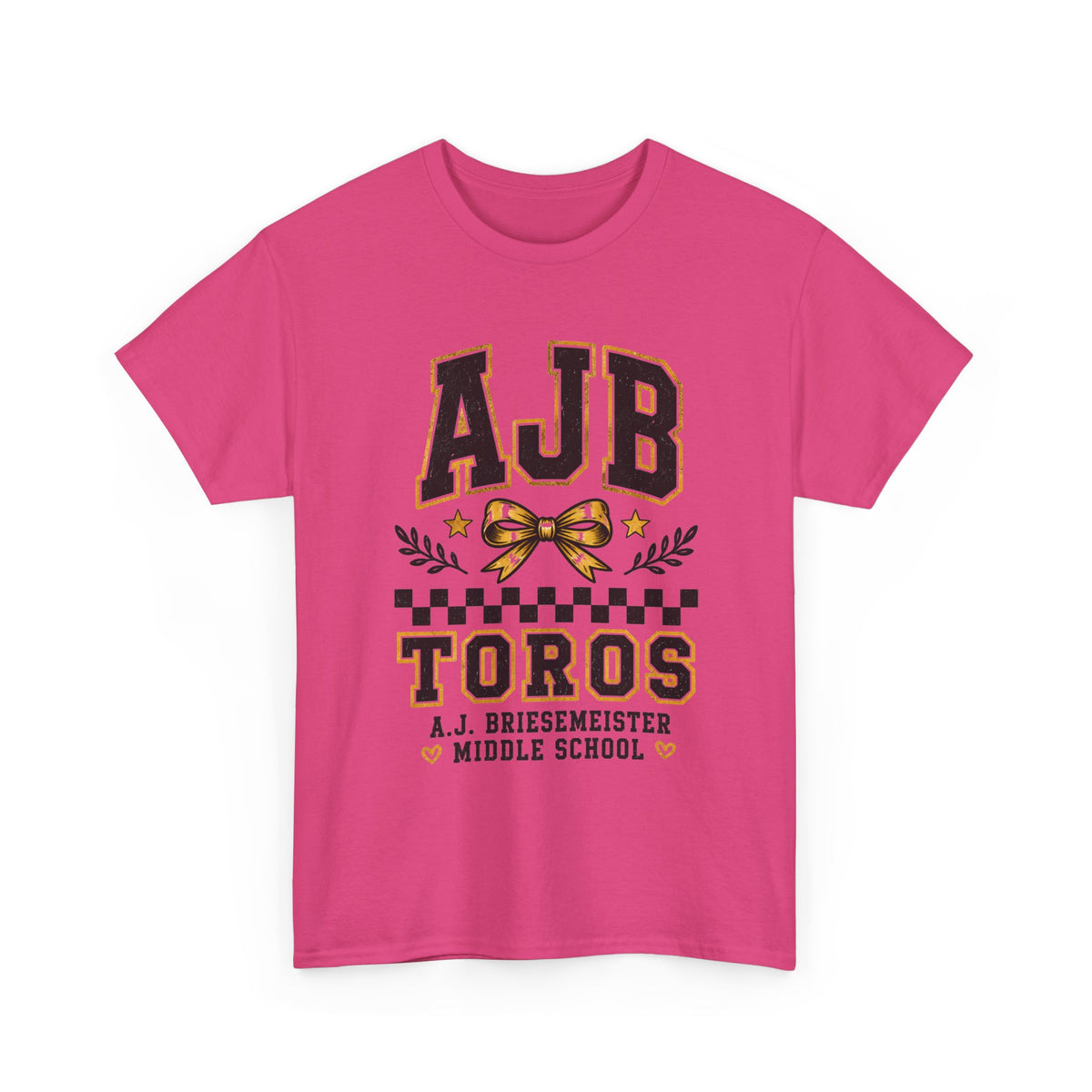 AJB Toros Middle School T-Shirt — AJ Bresemeister School Spirit Tee