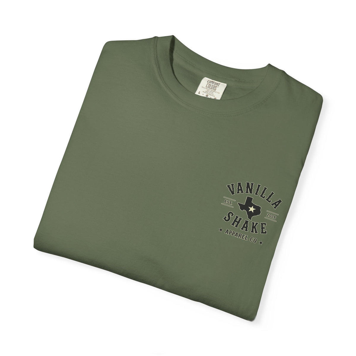 Mr. & Mrs. Shake Logo Unisex Garment-Dyed T-shirt