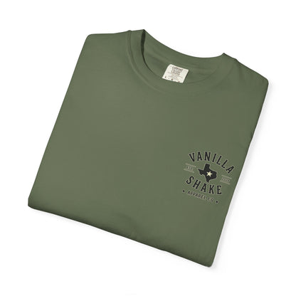 Mr. & Mrs. Shake Logo Unisex Garment-Dyed T-shirt
