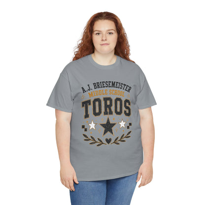 Toros Middle School Tee – A.J. Briesmeister School Spirit Shirt