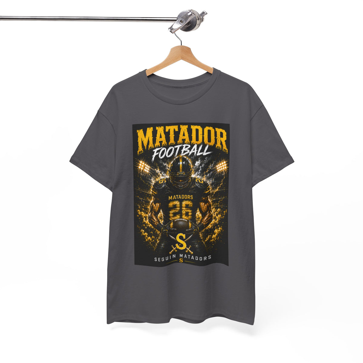 Matador Football Team Tee — Vintage Helmet Graphic Jersey Shirt