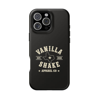 Black w/Ivory Logo lmpact-Resistant Phone Cases