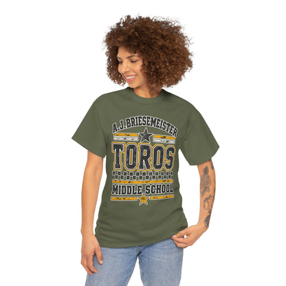 Toros Middle School Tee — A.J. Briesemeister School Spirit T-Shirt