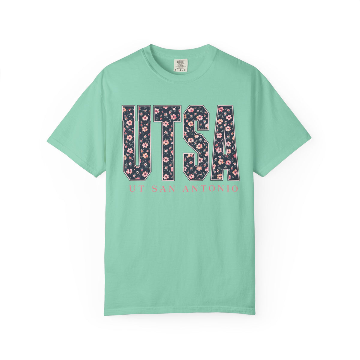 UTSA Floral Logo T‑Shirt — UT San Antonio Collegiate Tee