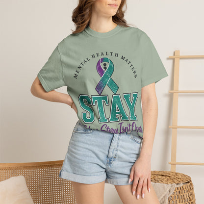 Mental Health Awareness 'Stay — Your Story Isn't Over' T-Shirt