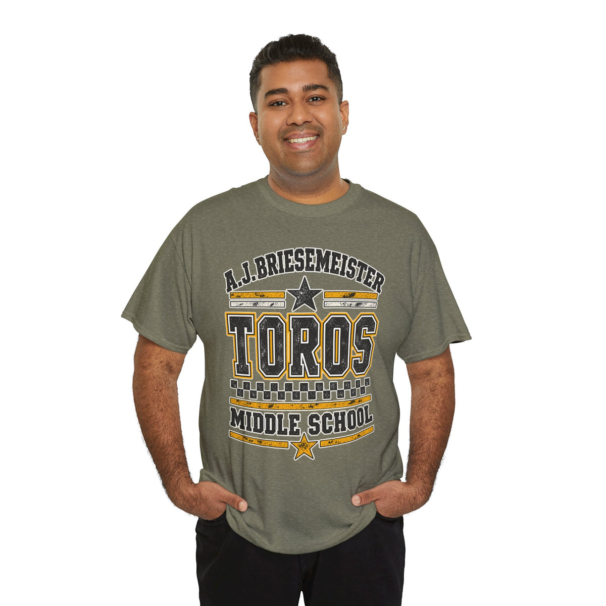 Toros Middle School Tee — A.J. Briesemeister School Spirit T-Shirt