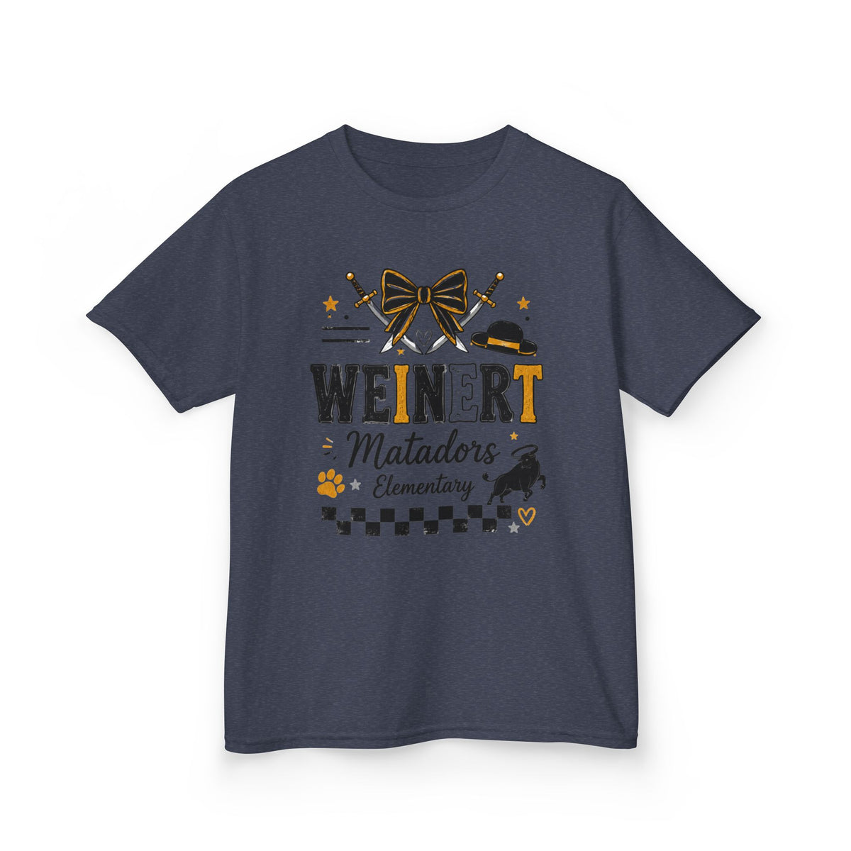 Matadors Elementary Kids T‑Shirt – 'Weinert' School Spirit Tee