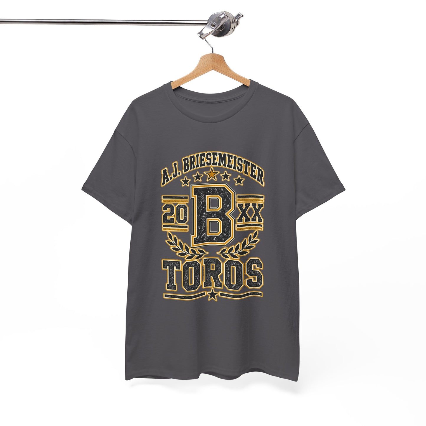 Toros Sports Crest Tee — A.J. Briesemeister Vintage Athletic Shirt