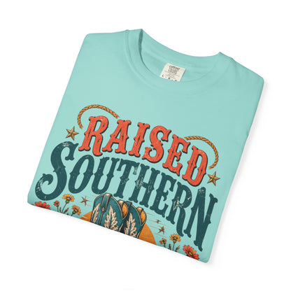 Raised Southern T-Shirt — Gonzales, Texas Retro Western Tee