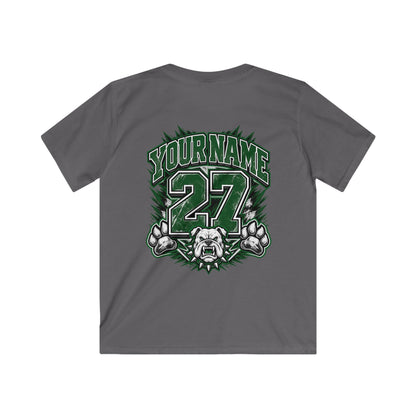 Marion Bulldogs Kids T‑Shirt — Custom Name & Number Youth Football Tee