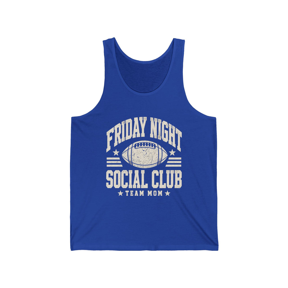 Friday Night Social Club Team Mom Tank — Personalized Gameday Jersey Tank