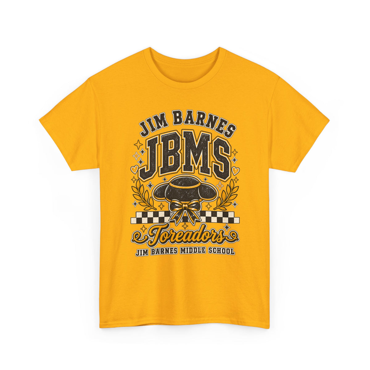 Jim Barnes JBMS Toreadors Middle School T-Shirt