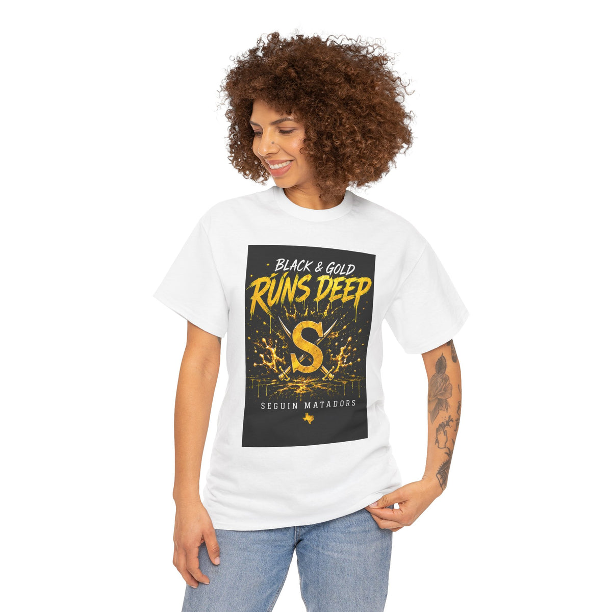 Seguin Matadors 'Black & Gold Runs Deep' T-Shirt
