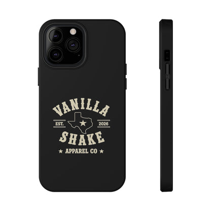 Black w/Ivory Logo lmpact-Resistant Phone Cases