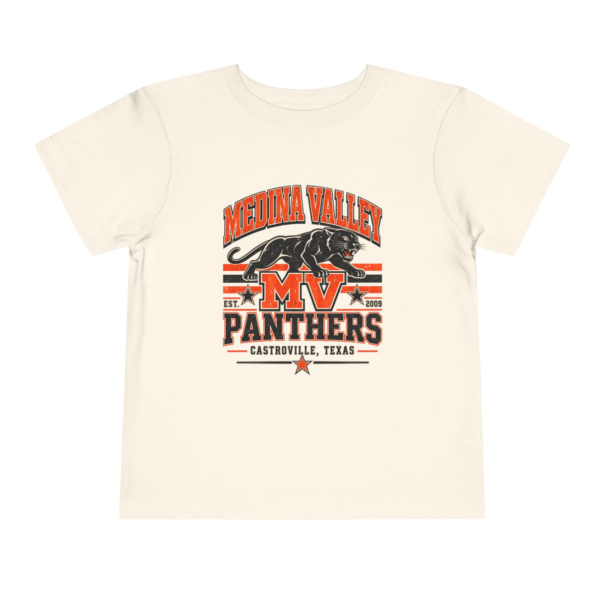 Toddler Tee — Medina Valley Panthers MV Football Team Shirt (Castroville, Texas)