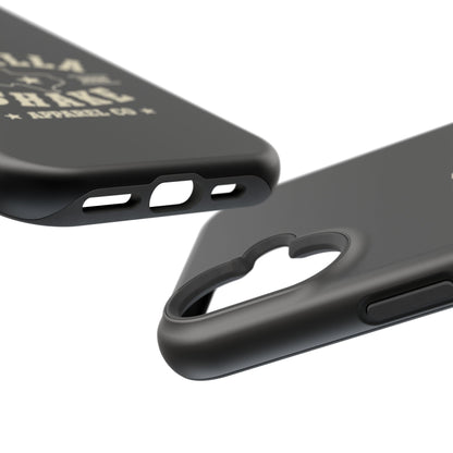 Black w/Ivory Logo lmpact-Resistant Phone Cases
