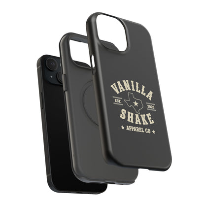 Black w/Ivory Logo lmpact-Resistant Phone Cases